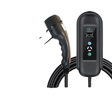 Kolanky Bärbar EV-laddare, 16A 11KW Typ 2, 5M TPU-kabel,Väskhållare Adaptor, TYPE2