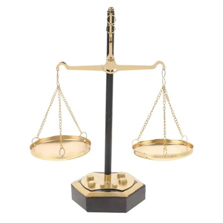 Bordsdekoration Metall Våg Bords Libra Våg Dekor Metall Centerpiece Balansvåg