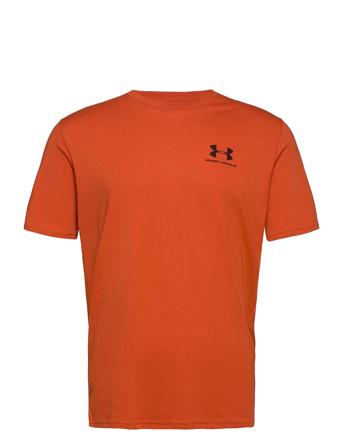 Ua Sportstyle Lc Ss T-shirt Orange Under Armour