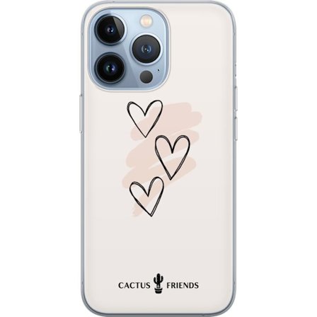 Kompatibelt Mobildeksel til Apple Apple iPhone 13 Pro Cactus and Friends - Soft Romance Sketch