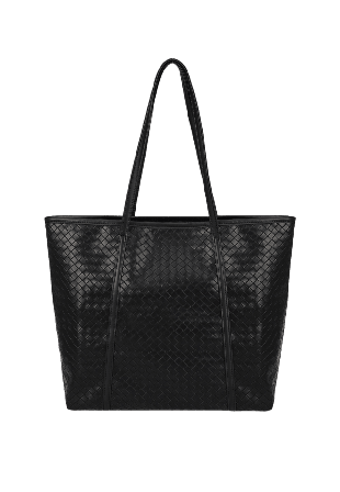 Å WOMAN Flätad toteväska CORY Handväskor Svart ONESIZE