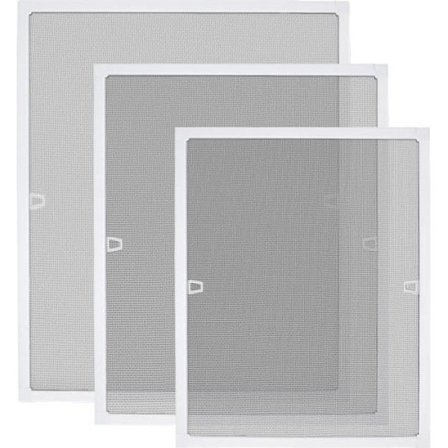 Moustiquaire - UISEBRT - 100 × 120 cm - Aluminium - Vit - Utan borrning