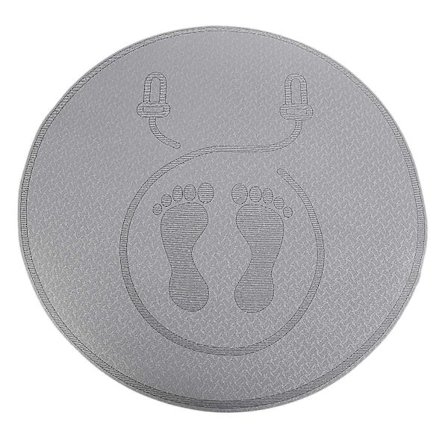 Svart Hoppetau Matte Stille Matte Støtdemping Lydisolering Stille Gulvbelegg[YJD]