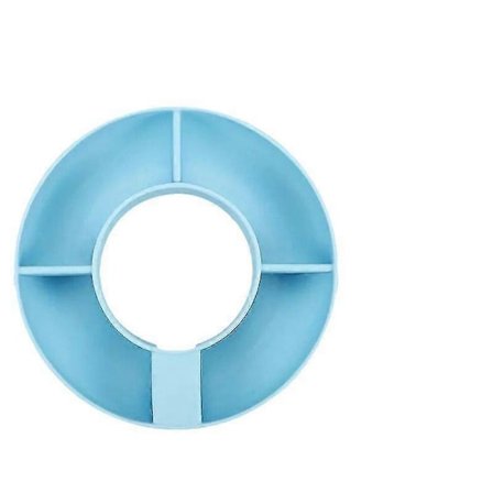 40 oz Snackskål med handtag, Kompatibel 40 oz Snackskål med handtag, Återanvändbar snackskål, Tillbehör, Silikon (Blå Snackskål)