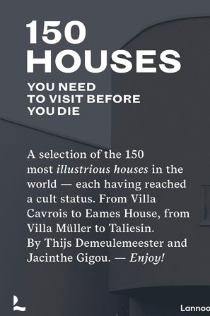 New Mags - Coffee Table Book - 150 Houses - Musta - Coffee table books - - Homeroom