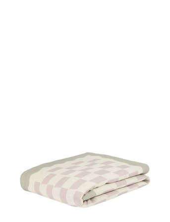 NOBODINOZ Vibes Quilt In French Linen 115X145 - Cream - ONE SIZE