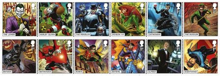 England 2021 - Superhelte - Postfrisk sæt 12v