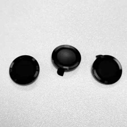 3-pack kameralinsfilm kompatibelt med iPhone 16-serien, svart metall med CD-mönster, härdat glas iPhone 16/16 Plus