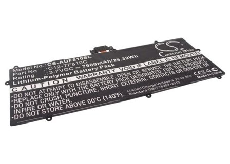 Batteri til nettbrett for Asus Vivo Tab TF810C, Vivo Tab TF810, TF810 og andre.