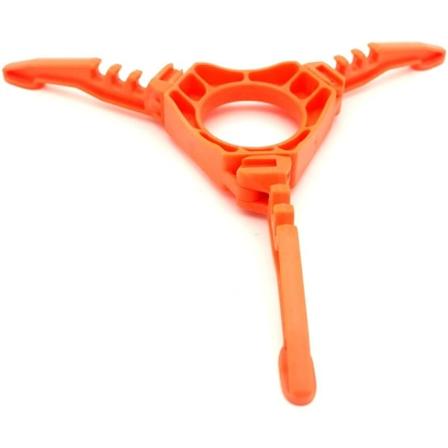 Orange ABS gastankholder skridsikker gaskomfurstativ sammenklappelig Cani