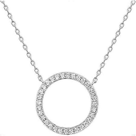 Kullattu Hieno Halo Riipus Kaulakoru | Kerrostettava Kaulakoru Kullattu Hieno Halo Riipus Kaulakoru | Kerrostettava Kaulakoru