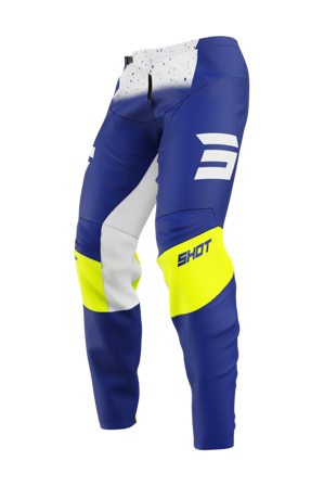 Pantaloni Motocross Shot Devo Blast albastru 36