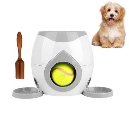 Automatisk Boldkastmaskine til Hunde med Bolde - Holdbar Boldkastmaskine til Små og Mellemstore Hunde