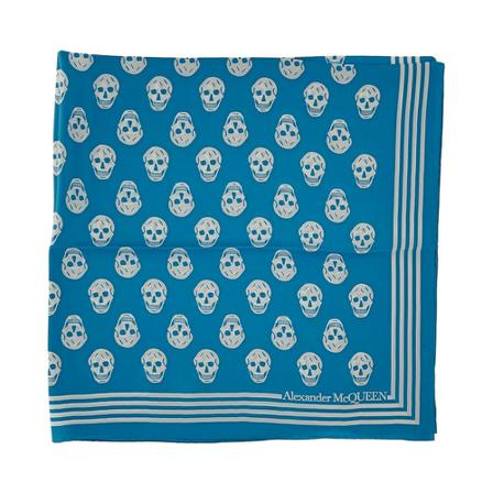 Alexander McQueen Cerulean Halstørklæde Blå, Dame Tørklæder, Størrelse: ONE Size