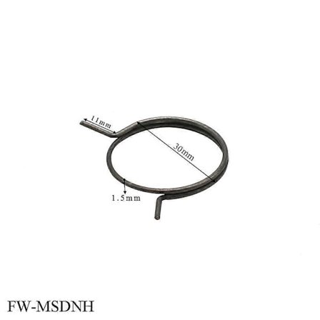 Ovenkahvan vaihto jouset 5KPL Musta Kestävä