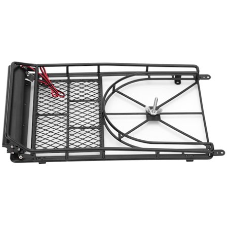 RC Crawler Bil Metal Tagrække Bagageholder med 10LED lysstribe til HSP/Traxxas
