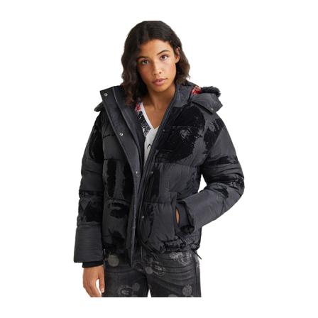 Desigual Down Jakke Sort, Dame