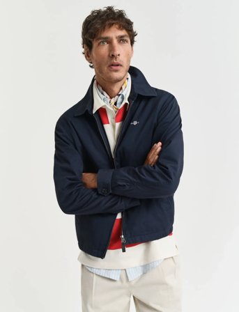GANT Cotton Windcheater Jacket - Navy - XXXXL