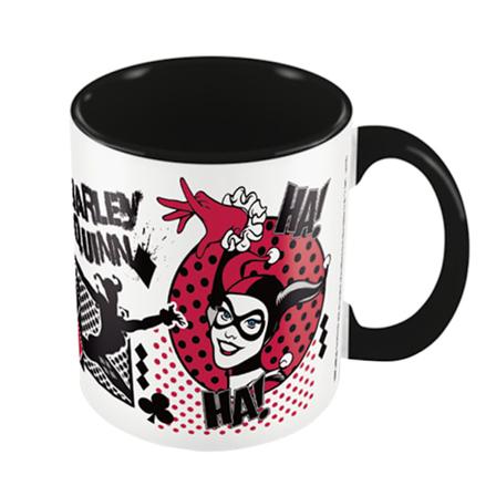 Harley Quinn I Am Crazy For You Mugg En Storlek Svart/Vit/Röd Black/White/Red One Size