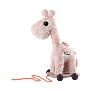 Done by Deer Powder pink Raffi Pull-along Toy One Size - First toys and baby toys - One size - Pink