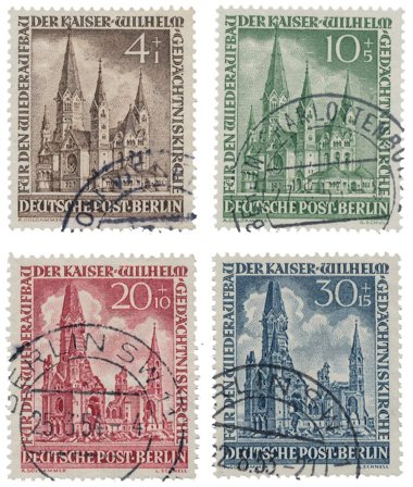 Berlin 1953 - MICHEL 106/109 - Stemplet