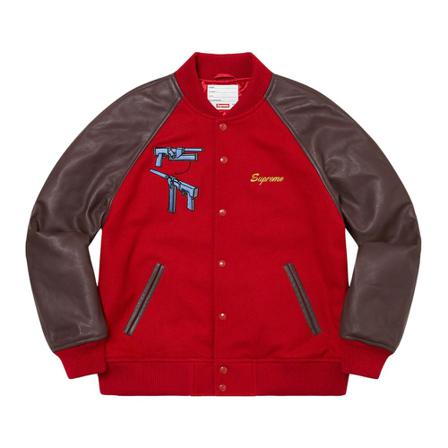 Supreme, Bomber Jackets Rood, Heren, Maat:M