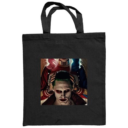 Kangaskassi Jokeri ja Harley Quinn DC Comics Suicide Squad juliste retro sarjakuvien pahikset pariskunta elokuva fanitaide suunnittelu