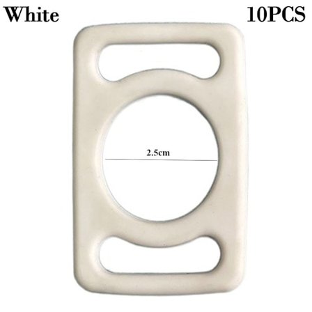 10 kpl urheiluveden solki ulkona karabiini VALKOINEN 2.5CM10 KPL