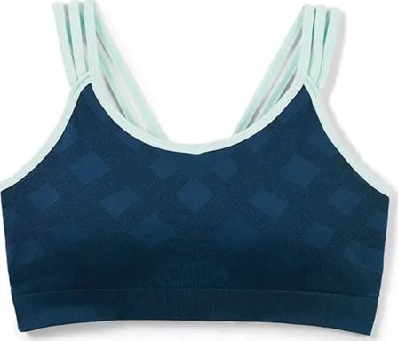 Smartwool Women's Seamless Strappy Bra Women undergarment Blue M