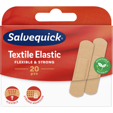 Tekstilplaster Salveq 20 stk
