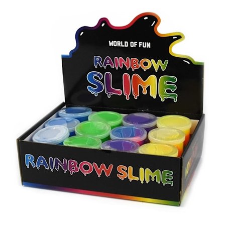 Slime 3-farvet, 1 stk - Robetoy