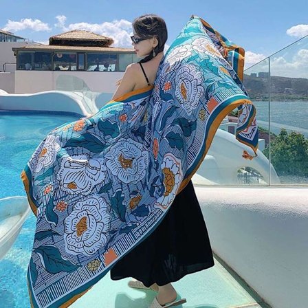90x180 cm Beach Shawl Bandana 2 2