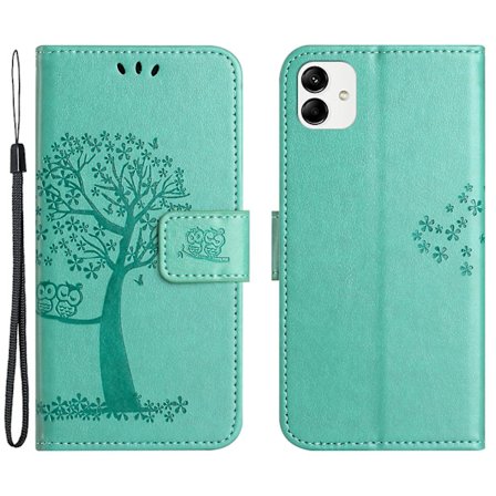 For Motorola Moto G54 5G Cover Ugletræ Imprimeret PU Læder Wallet Telefon Case (FMY)
