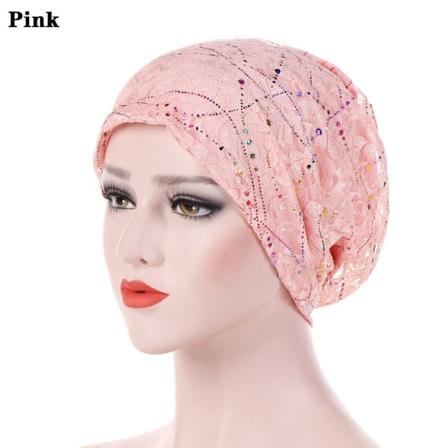 Turbaanihatut Pehme huppu VAALEANPUNAINEN pink