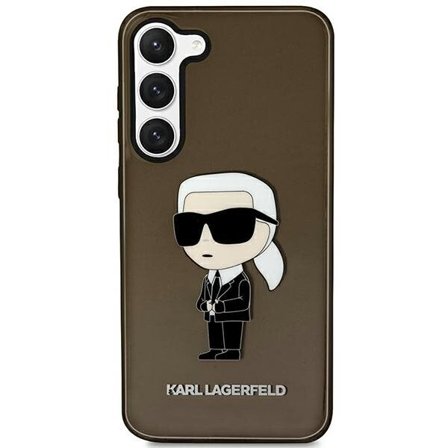Karl Lagerfeld KLHCS23MHNIKTCK S23+ S916 svart/svart hardcase Ikonik Karl Lagerfeld