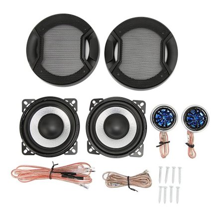 4 kpl 4 tuuman 120 W koaksiaaliauto kaiutin diskantti subwoofer autolle kuorma-auton stereojärjestelmään