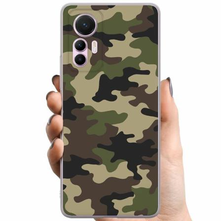 Xiaomi 12 Lite Tpu Mobilskal Woodland Camo