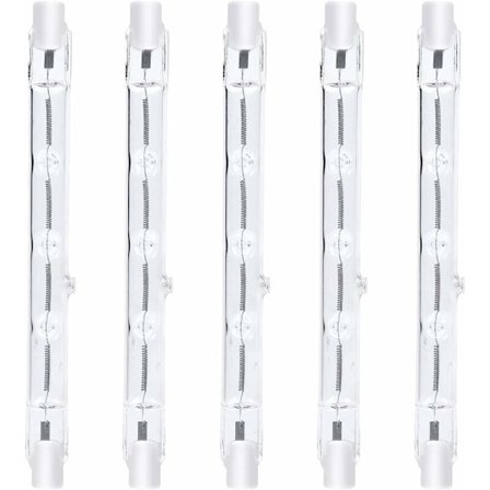 5 stk. 300W Dæmpbar Halogenpære Varm Hvid AC220-240V J118 Lineær