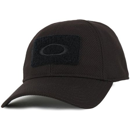 Oakley - Svart flexfit Keps - Si Black Flexfit @ Hatstore