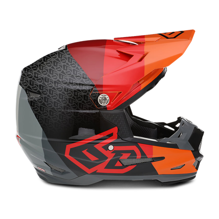 Casco Cross 6D ATR-2 Range Rosso S