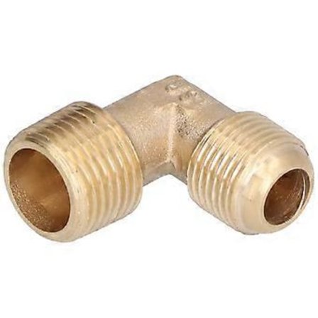 Luftkompressor Vinkel Mässing 90 Grader Hankontakt till Honkontakt Kopplingsbeslag Tillbehör
