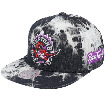 Mitchell & Ness - NBA Preto snapback Boné - Toronto Raptors Drop Acid Black Snapback @ Hatstore