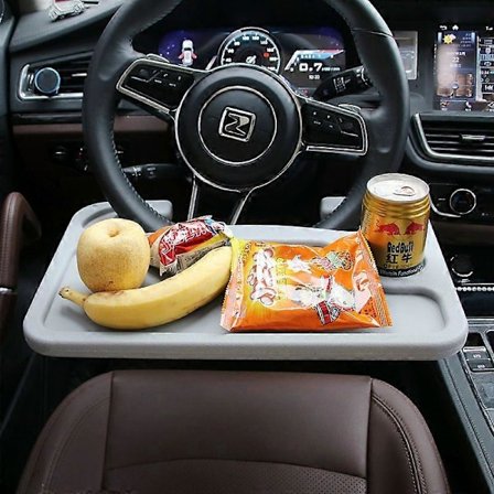Multifunktionell Bärbar Bil Laptop och Mat Rattbricka - Svart Bord/Bilfordon Säte Bärbar Monteringsbricka Laptop Notebook Bord
