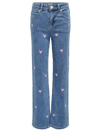 Kids Only | Kogjuicy Wide Leg Heart Emb Jeans Noos | 146