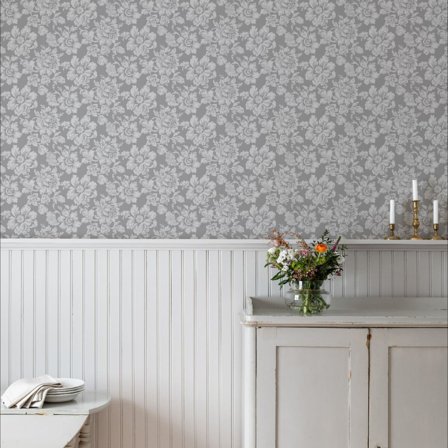 Duro Tapet, Högstatorpet 695-03 Gammalsvenska QuickUp, L, Grå, Färg & tapeter