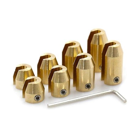 Motorcykel Återanvändbara Mässings Hjul Ekervikter Påfyllningskit 8-pack