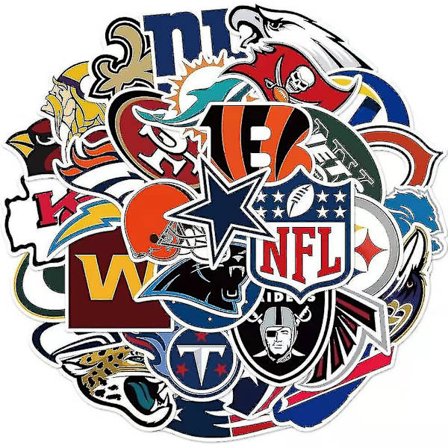 Fotballklistremerker, Vinylklistremerker [32 stk] for barn, biler, sykler, skateboard, bagasje, støtfanger () #yogu (FMY)