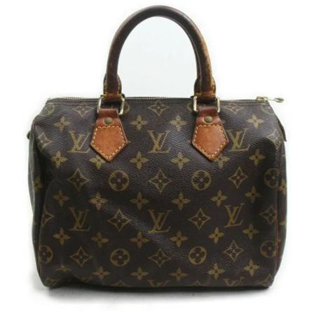 Louis Vuitton Vintage, Pre-owned Speedy 25 Monogram Handbag Bruin, Dames, Maat:ONE Size