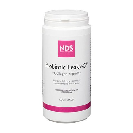 NDS NDS Probiotic Leaky-G 175 g, Helse & Madvarer, Ingredienser, Mælkesyrebakterier