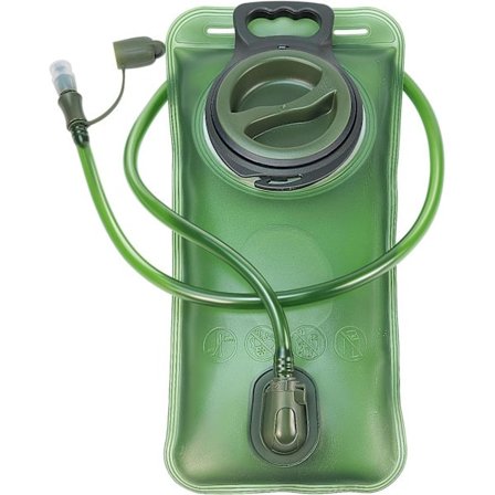 Vätskebehållare, 2L läckagesäker vattenbehållare, läckagesäker vattenbehållare med isolerad slang, för cykelvätskeryggsäck